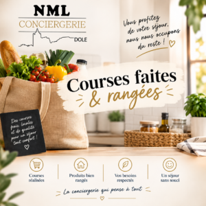 Courses faites et rangées
